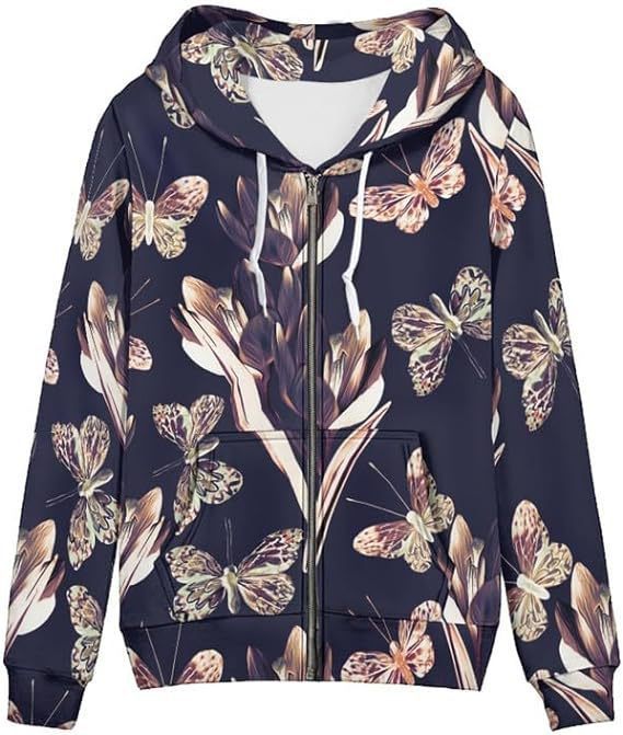 Men's And Women's 3D Painted Printed Zipper hoodie