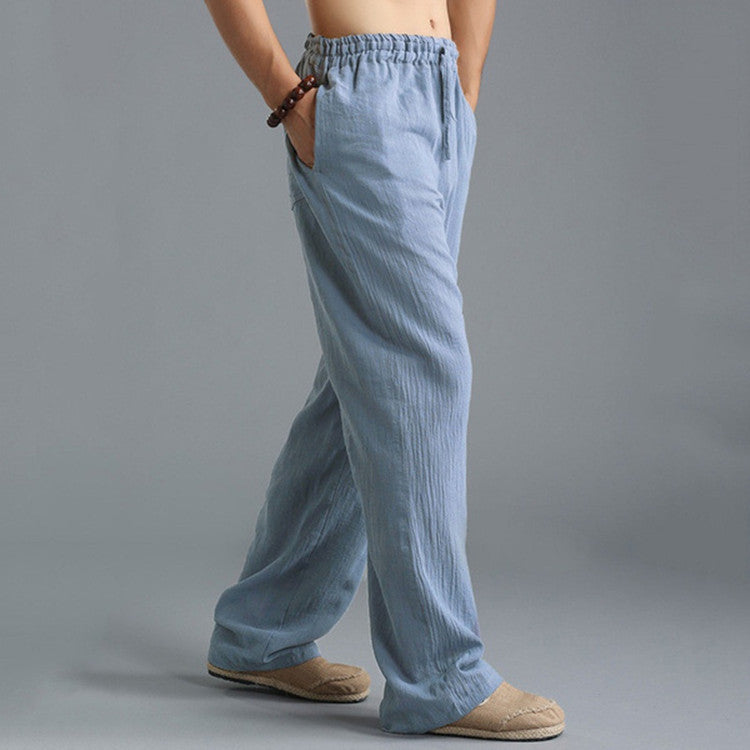 Men's Breathable Linen Loose Casual Pants