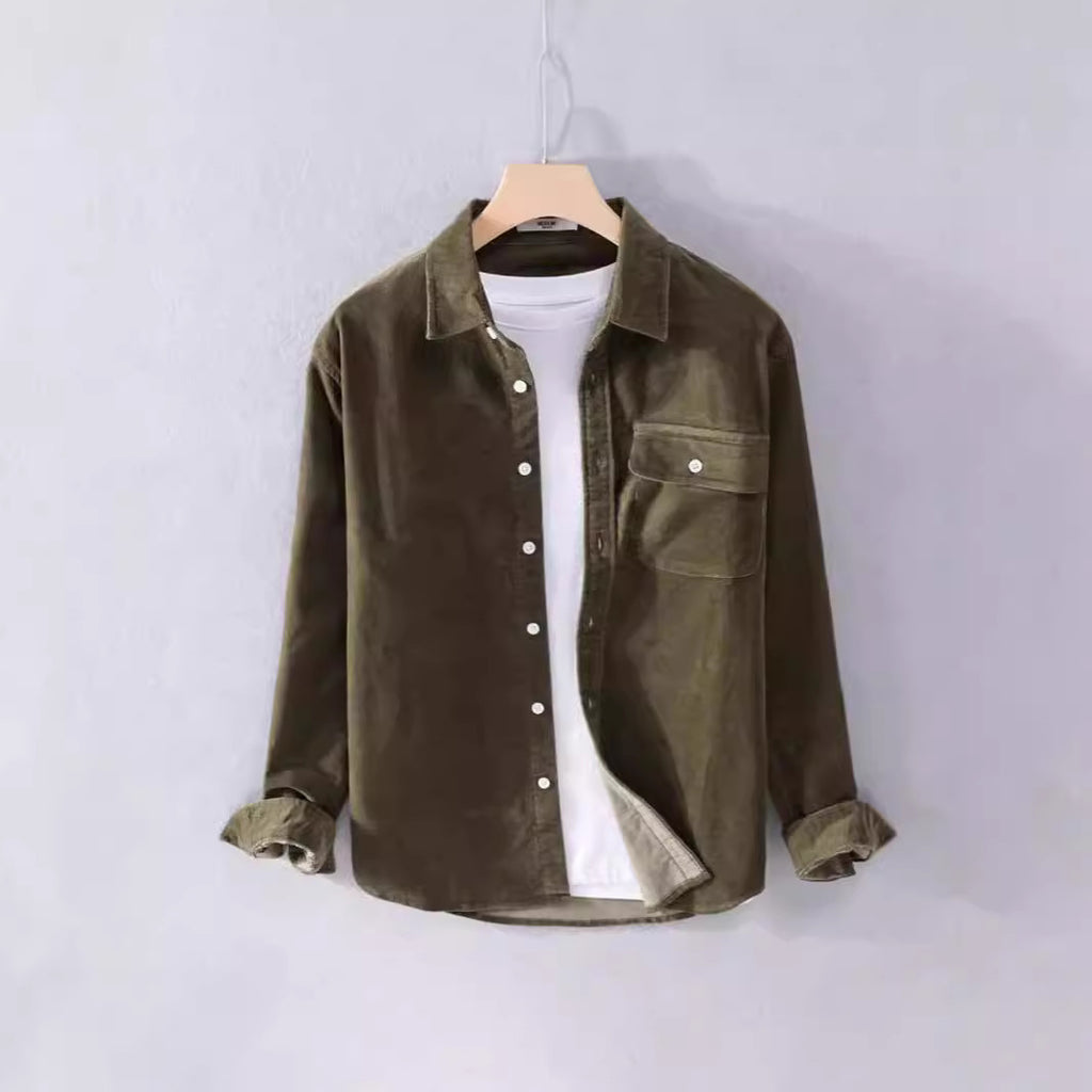 Loose Long-sleeved Shirt For Men