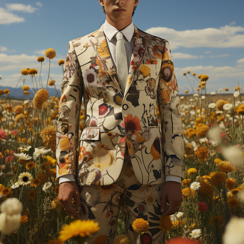 Men's Personality Cool Suit