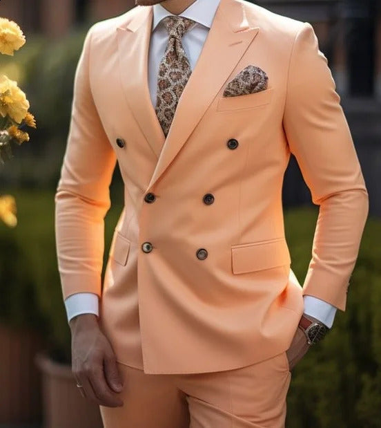 Men's Two-piece Suit Business Best Man Leisure suit