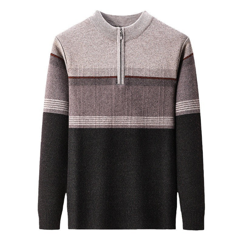 Men's Thickened Long-sleeved Sweater