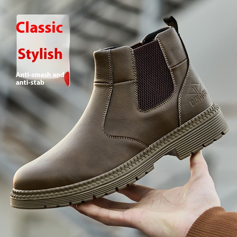 Men's High-top Labor Protection Boots