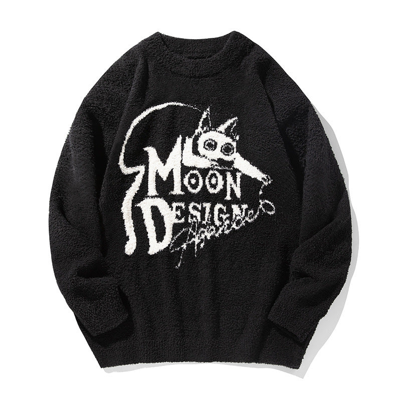 Couple Loose Pullover American Sweater