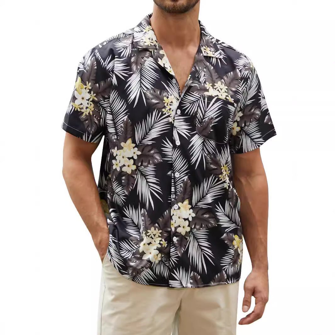 Men's Personalized Hawaiian 3D Printed Shirt