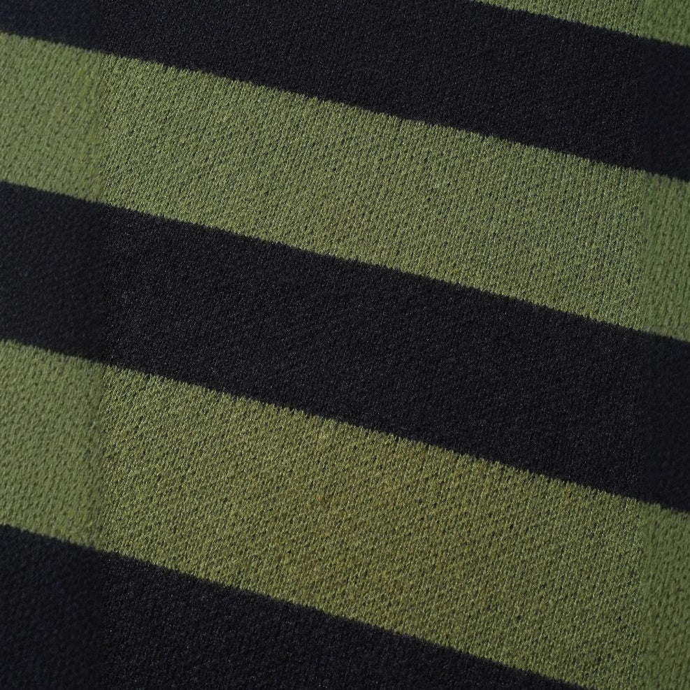 Contrast Color Striped Autumn And Winter Loose Round Neck Pullover Sweater