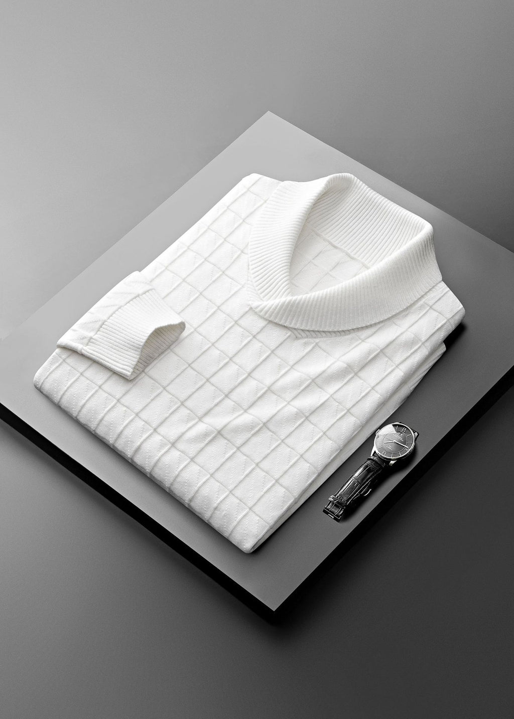 Men's Warm V-neck Sweater