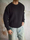 Pullover Crew Neck Sweater Men