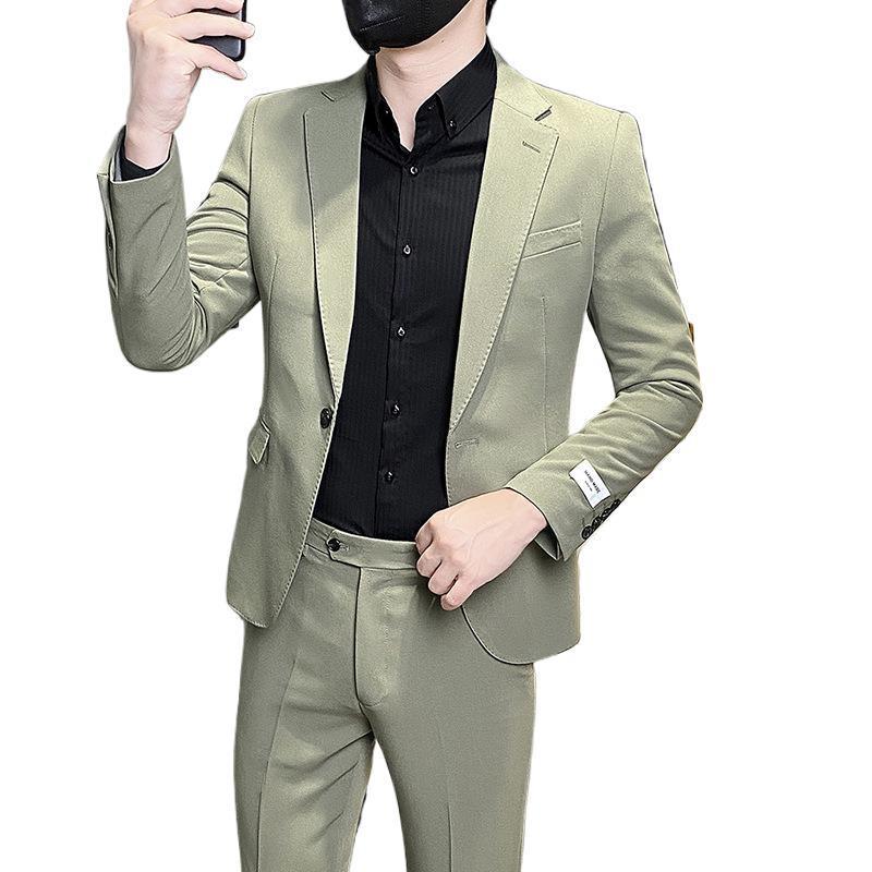 Men's Korean-style Slim Fit Business Casual Suit