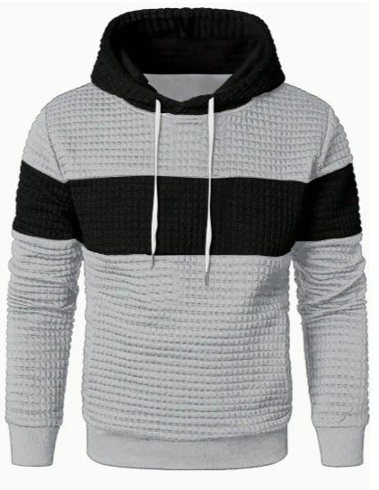 Men's Hooded Long-sleeved Sweater
