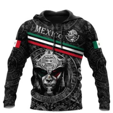 Mens Printed Street Hoodie