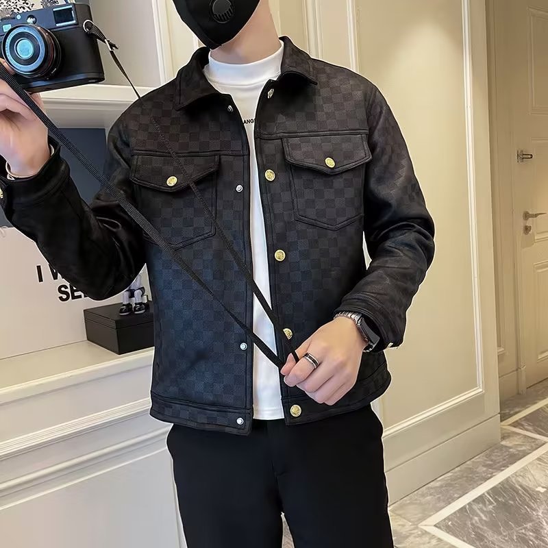 Spring And Autumn Collar Jacket Men