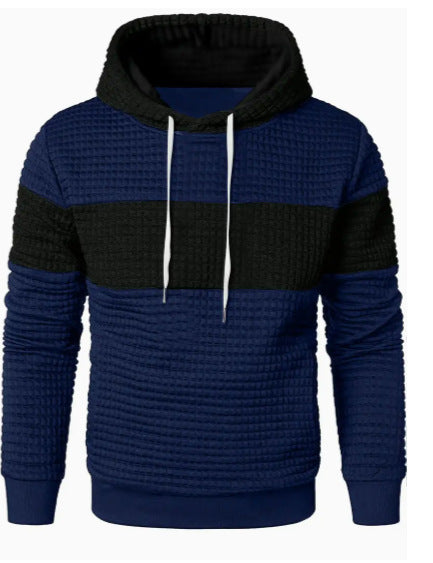 Men's Hooded Long-sleeved Sweater