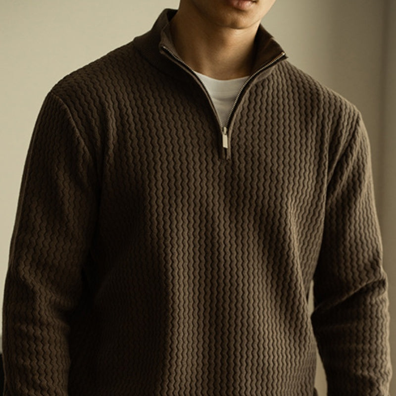 Turtleneck Zipper Sweater