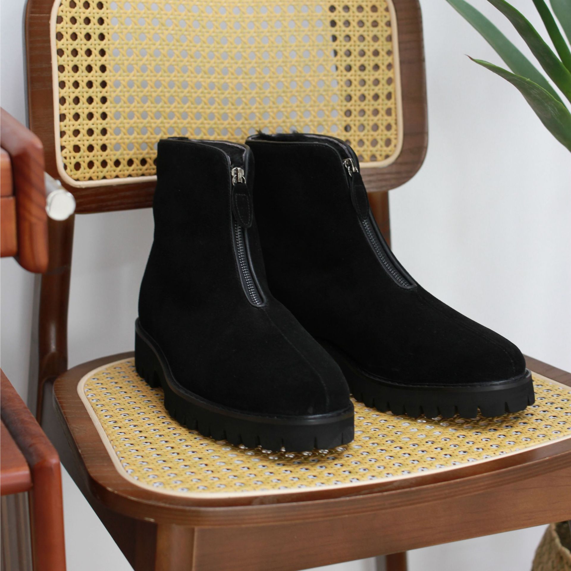 British Thick Height Increasing Snow Boots