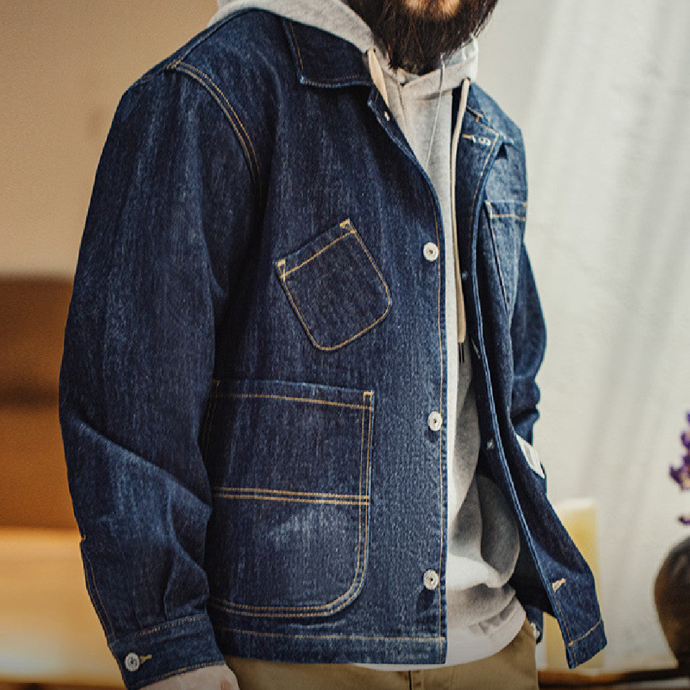 Retro Denim Jacket men