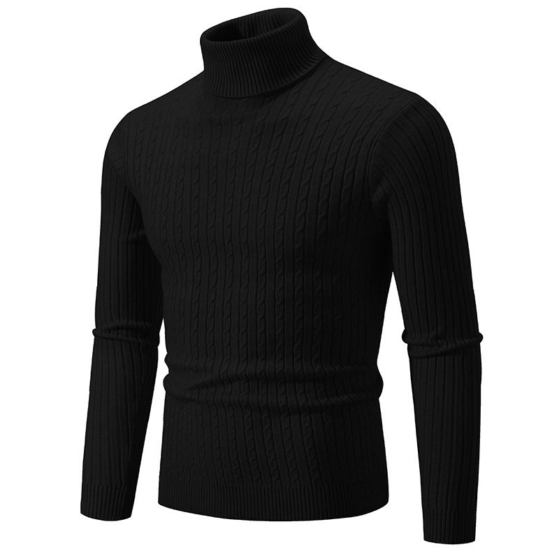 Retro High Collar Bottoming slim Sweater