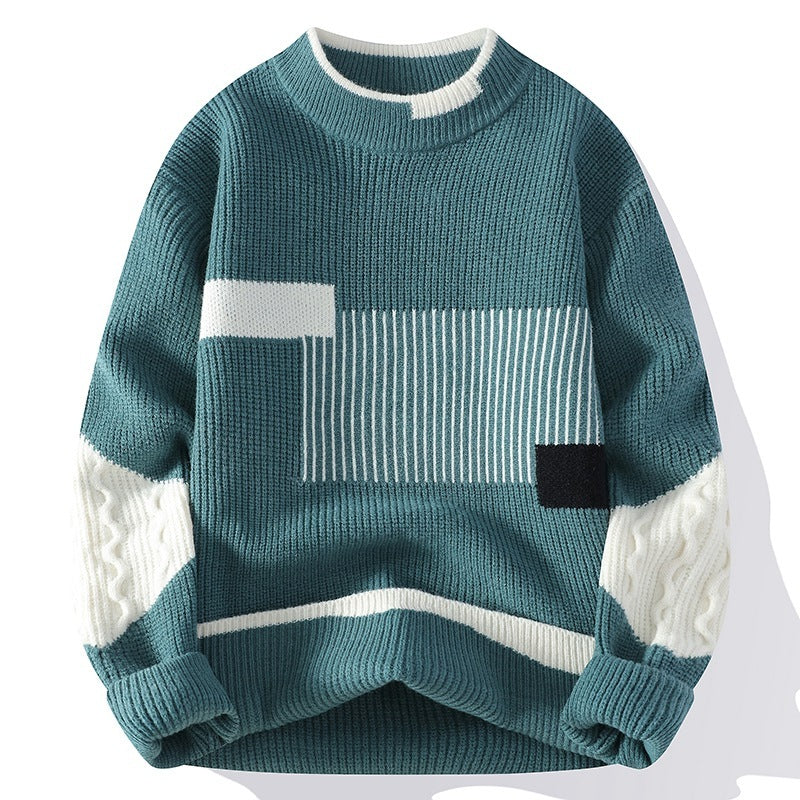 Men's Colorblock Knitwear Winter sweater