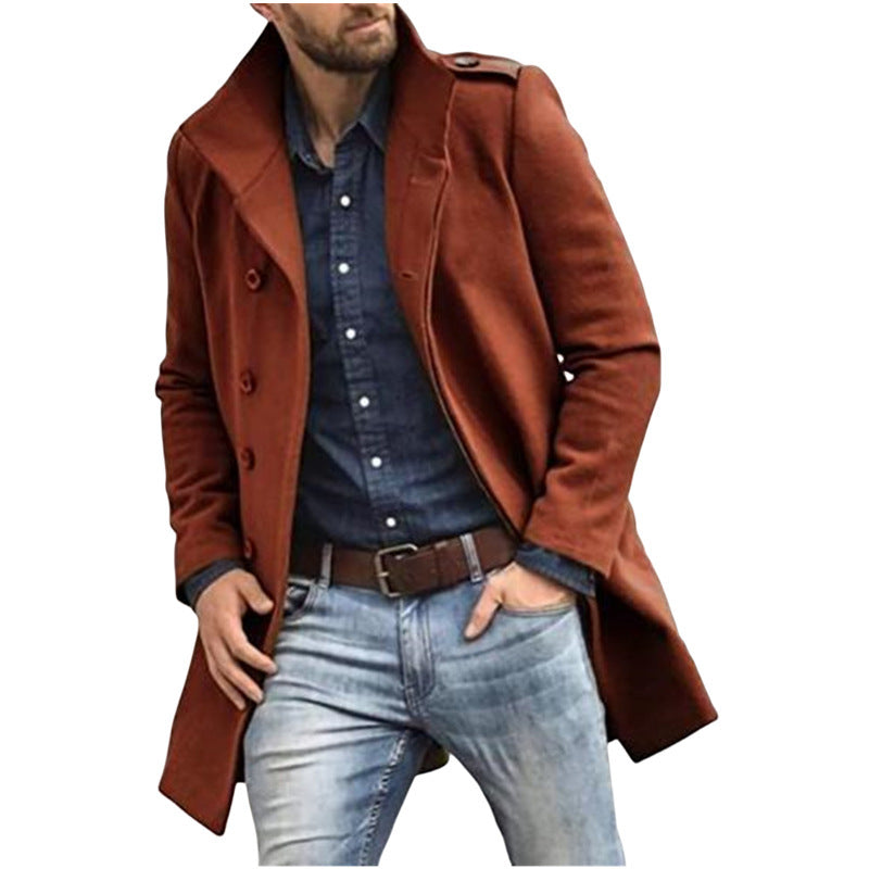 Men's Autumn And Winter Thickened Coat