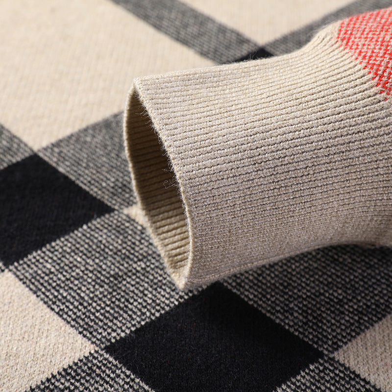 Men's Casual Loose Print sweater