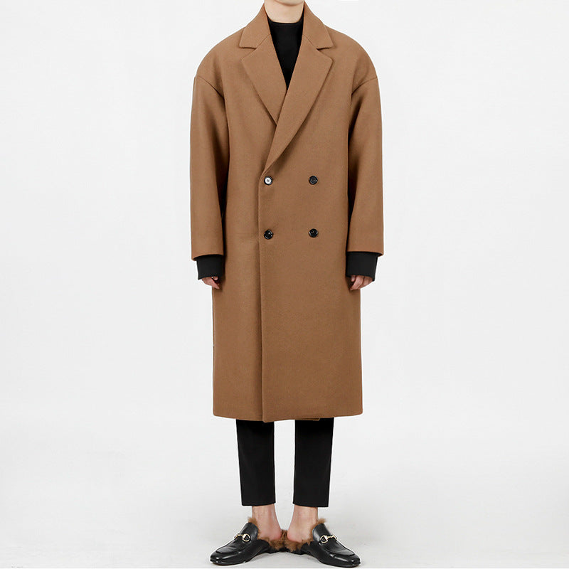 Loose Warm Woolen Woolen Trench Coat