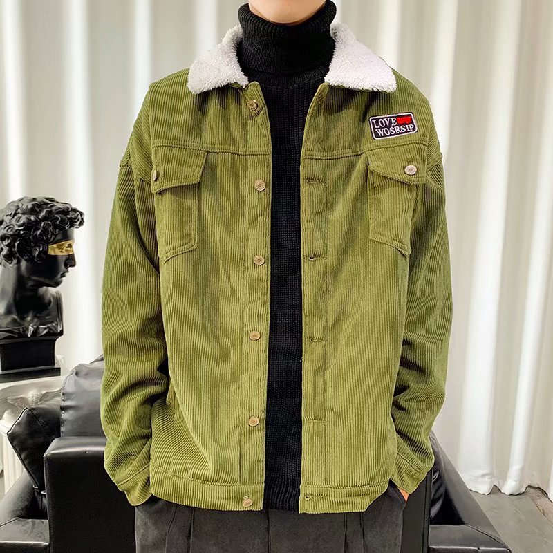 Autumn And Winter Corduroy Workwear Jacket