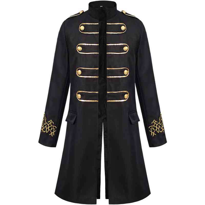 Men's Halloween Embroidered stage coat