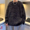 Mink Fur Men's Autumn And Winter korean style sweater