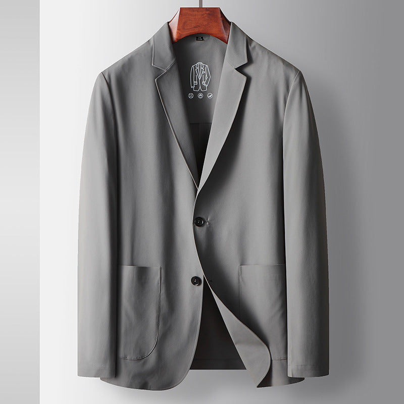 Solid Color Thin Cool Suit Jacket