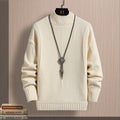 Autumn Middle-collar Long Sleeve Jacquard Pullover sweater