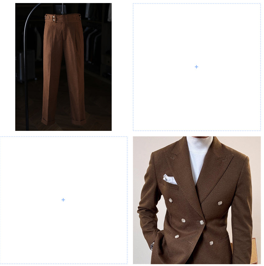 Spring Italian Double Breasted Suit