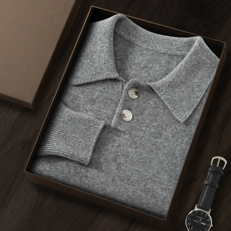 Men's Knitted Autumn And Winter Leisure Long Sleeve Pullover sweater