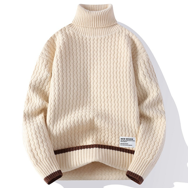 Mock Neck Sweater Men