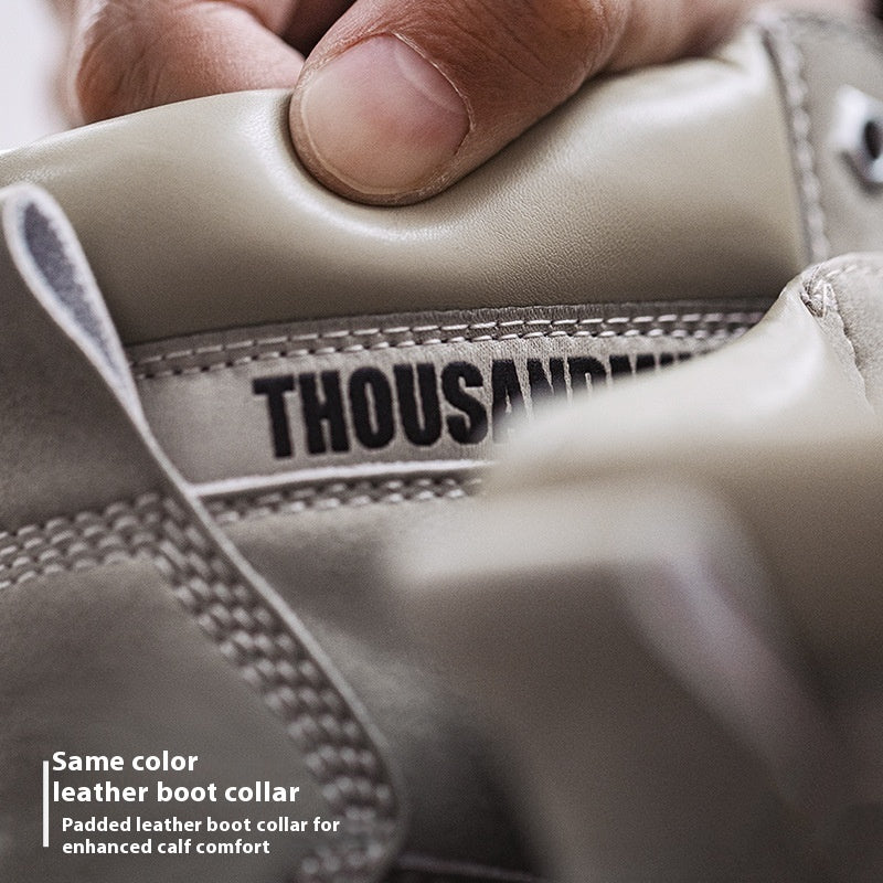 Winter Casual Platform Mid-Top Martin Boots