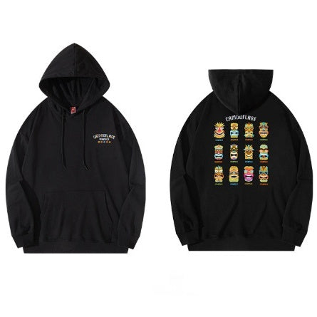 Men's Embroidered Pullover Hoodie