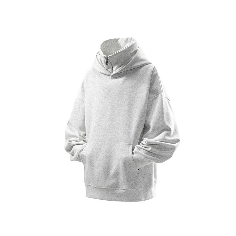 Men's Women's Hoodie Cotton Baggy Coat