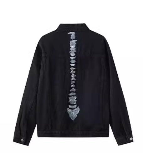 Vintage Skeletal White Long-sleeved Shirts For Men And Women