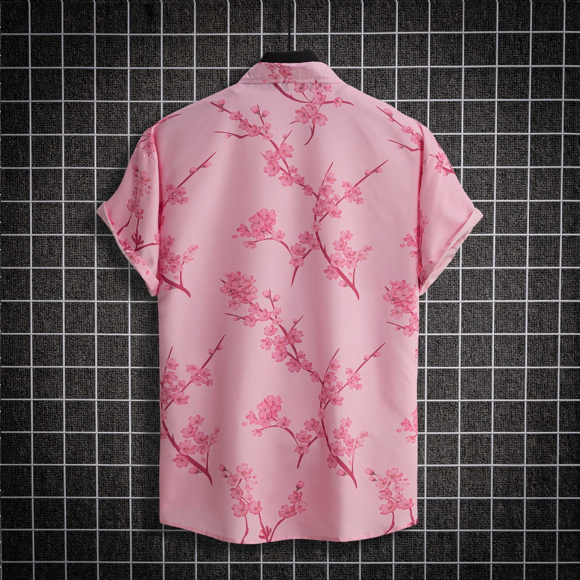 Digital Printing Floral Short Sleeve Shirt