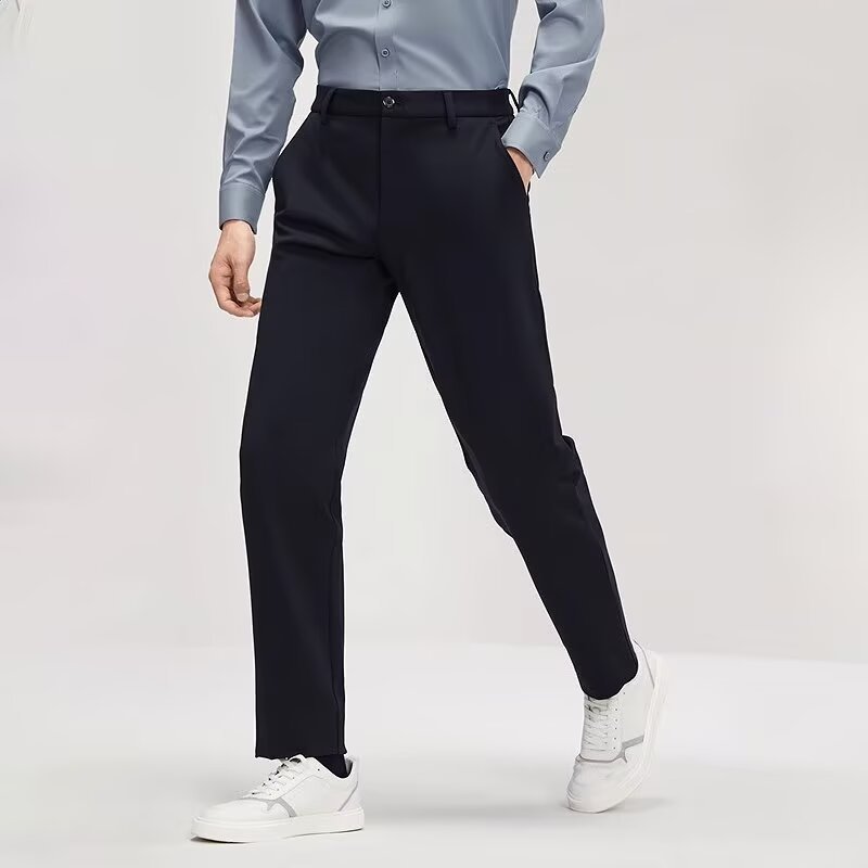 Comfort And Casual Men's Slim-fit Straight Trousers