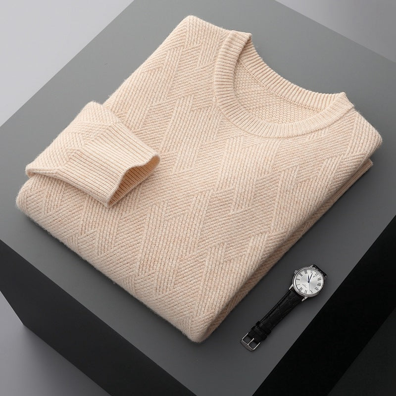 Round-neck Long-sleeved Pullover Thin Loose Leisure