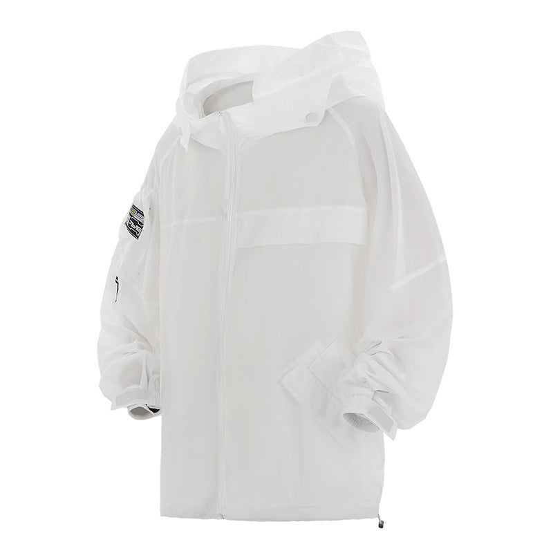 Stand Collar Hooded Coat For Men