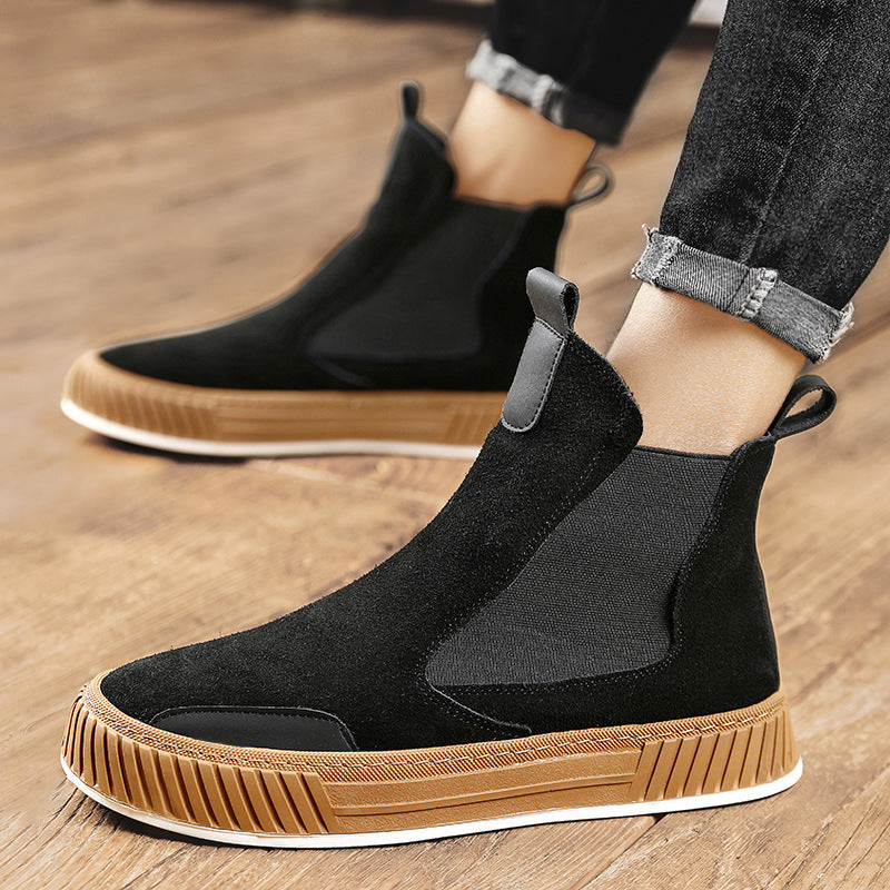 Thick Bottom Work Shoes Youth boots