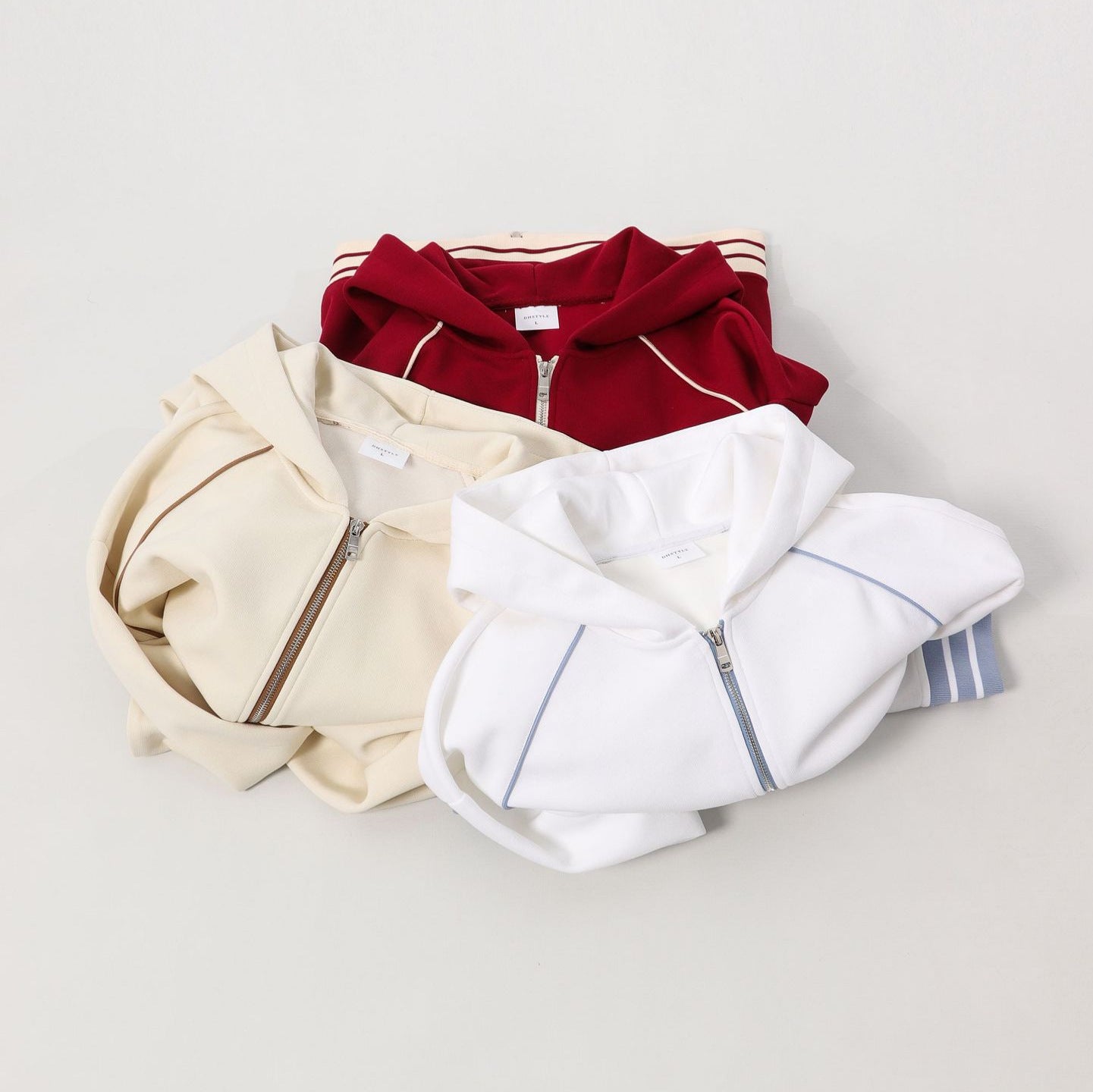 Autumn And Winter Casual Zipper hooded Sweater