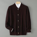 Casual Plus Size Outer Wear Men's Dehaired Angora Sweater