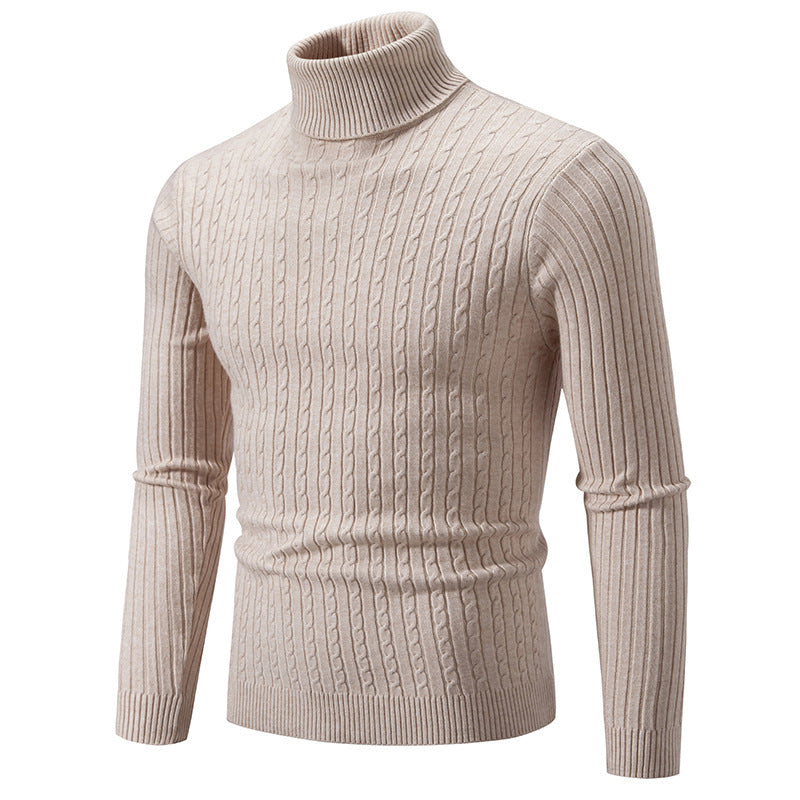 Retro High Collar Bottoming slim Sweater