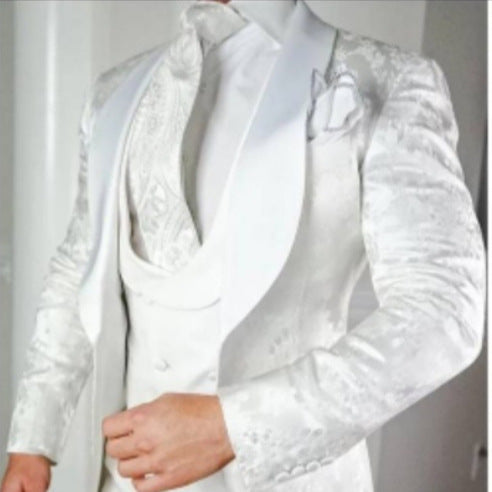 Men's Three-piece Slim-fit Business Suit