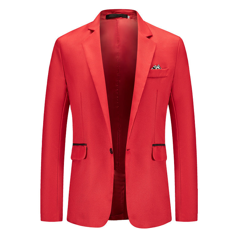 Men's Loose Single-breasted Business Suit Jacket
