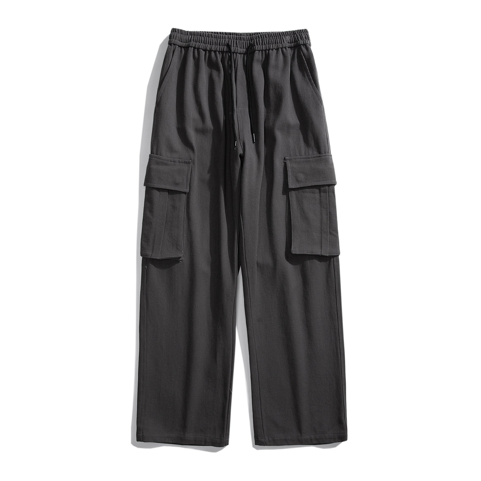 Retro Straight Cargo Pants American Wide Leg