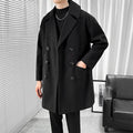 Mid-length Knee British Style Woolen Coat