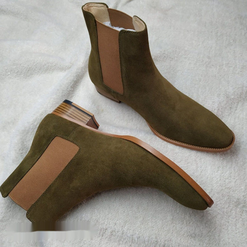 Men's Fall Winter All-match Buckskin Martin Boots